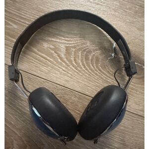 Skullcandy Navigator On-Ear Headphones Polished Blue w/ Hard Case Tested